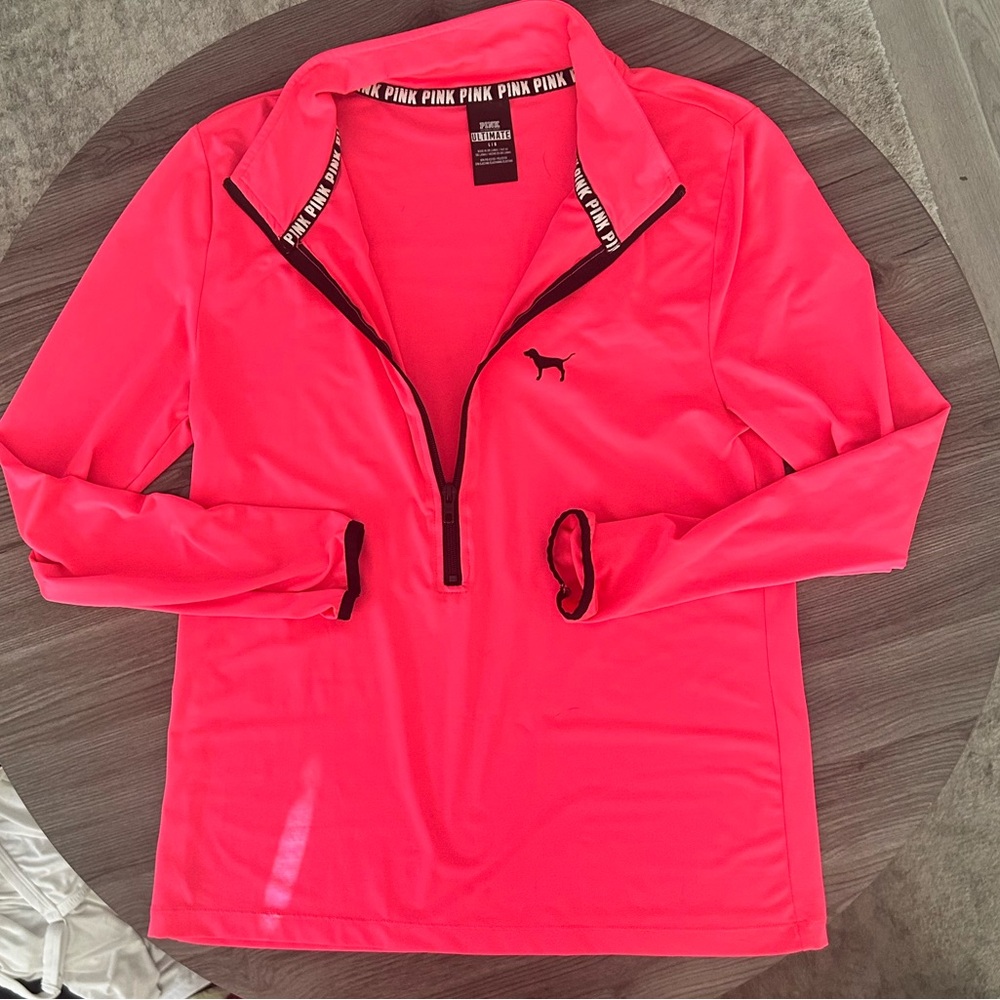 PINK Victoria's Secret Pink Long Sleeve Polo Top